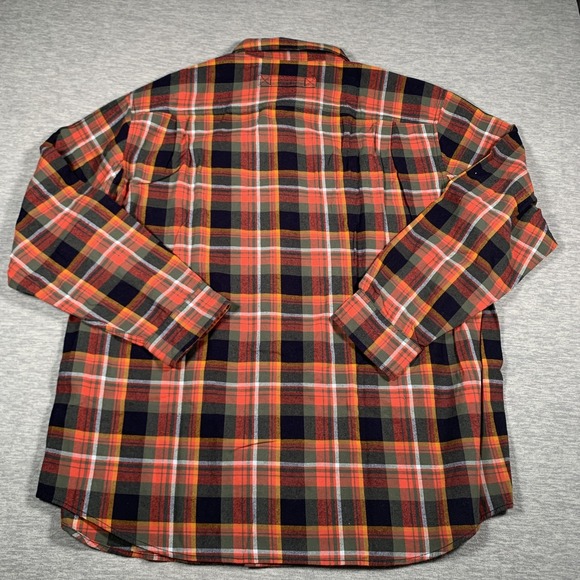 Duluth Trading Flannel Shirt Mens XL Plaid Relaxed Fit NWT Button Down Long - Picture 10 of 11